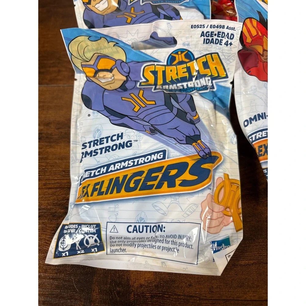 11 Hasbro Stretch Armstrong Flex Fighters Flex Flingers Blind Bag Lot E0498